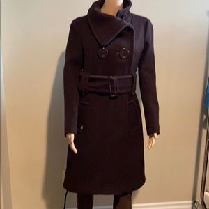 Soia & Kyo double breasted belted coat size small